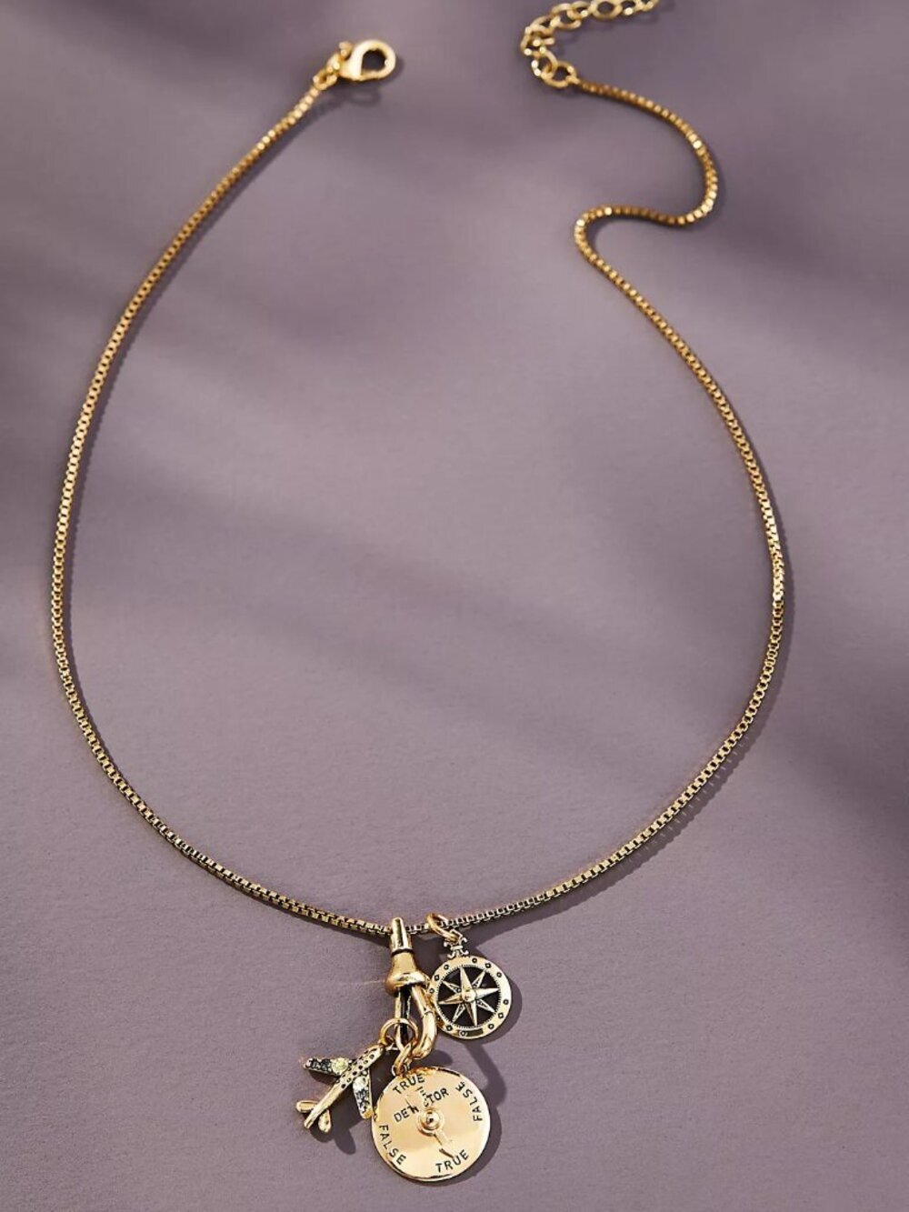 NWT Anthropologie Travel Charm Necklace